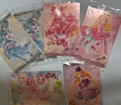 未開封✨わんだふるプリキュアウエハースカード5種6枚セット