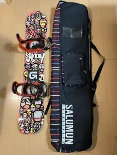 スノーボード ビンディング ブーツ 3点セット (ケース付き) gray