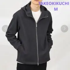 TAKEOKIKUCHI タケオキクチ クロスウィーブ ジップパーカー M