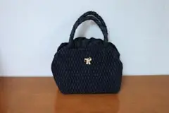 黒リボン バッグ