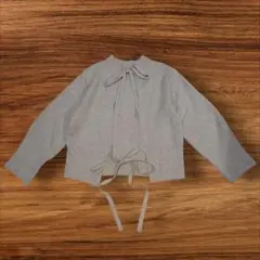 little suzie メッシュ　ニットボレロ　新品未使用 little $uzie suzie(リトルスージー) Cotton Gima Mesh Knit
