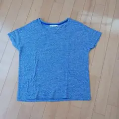 1回着美品★Quand★クアンド★リネン混ポケット付きカットソーTシャツ