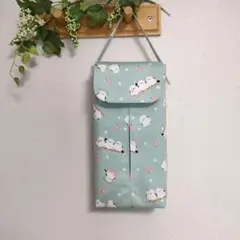 ティッシュカバー　シマエナガミント