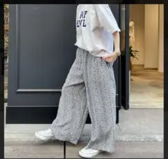journal standard luxe レオパードワイドパンツ