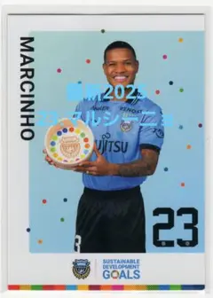 川崎フロンターレ 23マルシーニョ選手 非売品トレカカードSDGs