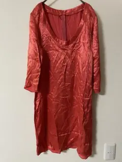 ●bali barret バリバレット アセテート 五分袖 チュニック 40●