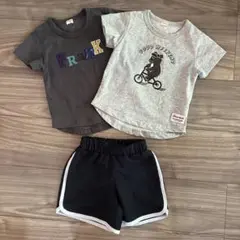 80size Tシャツ2点 半ズボン1点 計3点