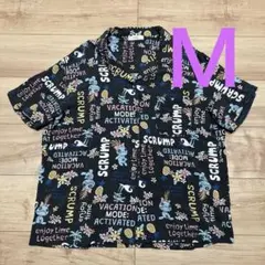 ディズニー アロハシャツ スクランプ スティッチ M