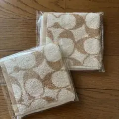 コーチ　COACH タオルハンカチ2枚