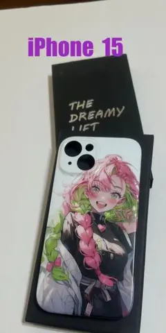 iPhone 15 鬼滅の刃　甘露寺蜜璃iPhoneケース