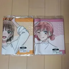 アオのハコ マフラータオル 鹿野千夏　蝶野雛 ラウンドワン限定　2点セット