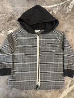 Si-Shu-Nonシシュノン　パーカー　ジャケット 上着　100cm チェック
