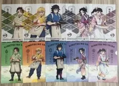 鬼滅の刃　セブンイレブン　A4クリアファイル全5種　クリアポスター全5種