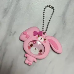 フォトバッジ付きマスコット ぼんぼんりぼん