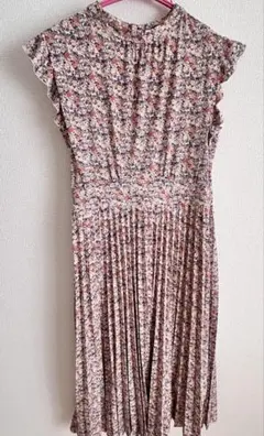 【美品】index ノースリーブワンピース　花柄