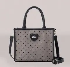 pium ピウム ムック本 スクエアチュールドット ショルダーバッグ