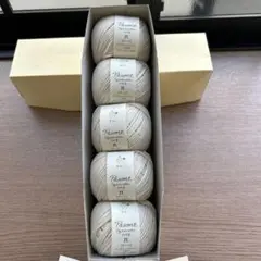 ハマナカ　ポーム　オーガニックコットン100% リリーフルーツ染め「洋なし」