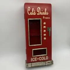レトロ 自動販売機スタイル 小物入れ　収納ボックス　鍵保管箱　キャビネット