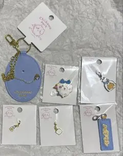 ちいかわパーク　カスタムバッグチャーム　刺繍チャーム　ハチワレ