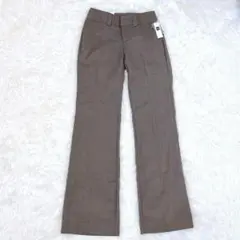 2081 新品タグ付き ギャップ GAP スラックス　オフィスカジュアル　茶系