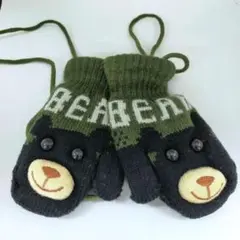 ベビー用クマデザインミトン