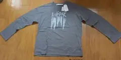 Anchor Smithビッグシルエット デザインプリント 長袖 Tシャツ