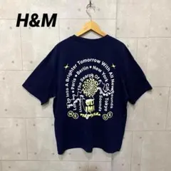 H&M エイチアンドエム プリント 半袖 Tシャツ メンズ トップス