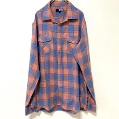 NAVY JEANS チェック柄　Lサイズ　カジュアル