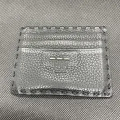 フェンディ FENDI カードケース 名刺入れ ステッチ カーフレザー