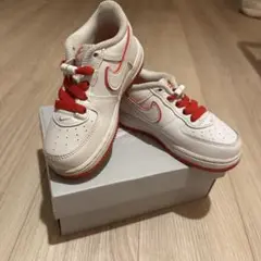 Nike エアフォース 1 キッズシューズ ホワイト/レッド　15cm