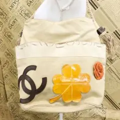 シャネル CHANEL アフィッシュネット ハンドバッグ カメリア DZ353