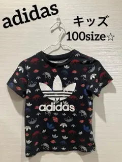 adidas アディダス✳︎総柄Tシャツ100サイズ