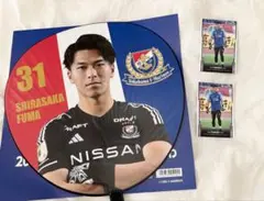 横浜F・マリノス 白坂楓馬選手 うちわとカードセット