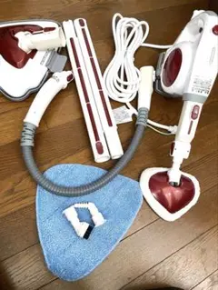 ⭐ラクラシー　スチームクリーナー 2WAY スティック/ハンディ切り替え可能⭐ ☆ラクラシー ハンディ スチームクリーナー 2WAY スティック