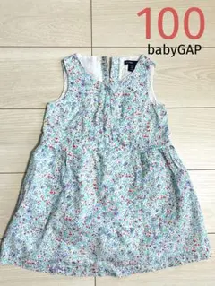 花柄ノースリーブワンピース　babyGAP
