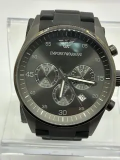 EMPORIO ARMANI アルマーニ 良品 クロノグラフ腕時計 メンズ