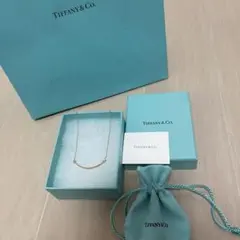 ティファニー スマイル ネックレス ローズゴールド