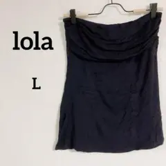 即購入OK✨lola【L】チューブトップ ブラック ベアトップ