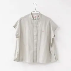 未使用ダントンバンドカラー半袖シャツコットン