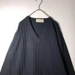 【ヴィンテージ】レディース 黒ニットセーター used ZAS1