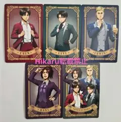 進撃の巨人　購入特典　ノベルティ　非売品　ミニカード　全5種セット　ドンキ限定