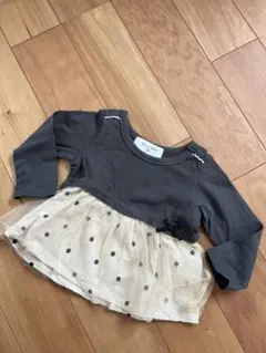 ⭐︎美品⭐︎長袖カットソードット柄80センチ⭐︎