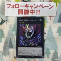 遊戯王 No.3 地獄蝉王ローカストキング スーパー ⑦