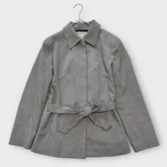ベアトリス（40）上品♪ジャケット リボンベルト セレモニーにも 背抜き 日本製