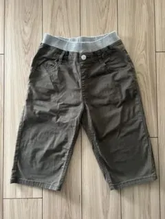 キッズ　ハーフパンツ　160 カーキ