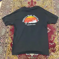 90s シングルステッチ USA製 釣り ガイド プロモ アート Tシャツ
