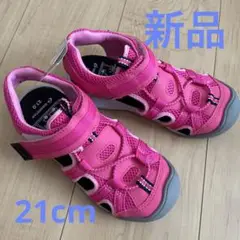 ムーンスター　水陸両用　サンダル　新品　パープル　女の子　靴