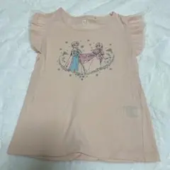 【UNIQLO】ディズニー エルサ アナ Tシャツ 半袖　120センチ