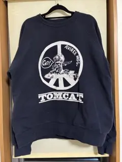 AVIREX トレーナー TOMCAT グラフィックプリント Lサイズ