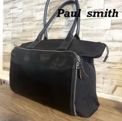 Paul smith ポールスミス　トートバック　レザー　ナイロン　A4